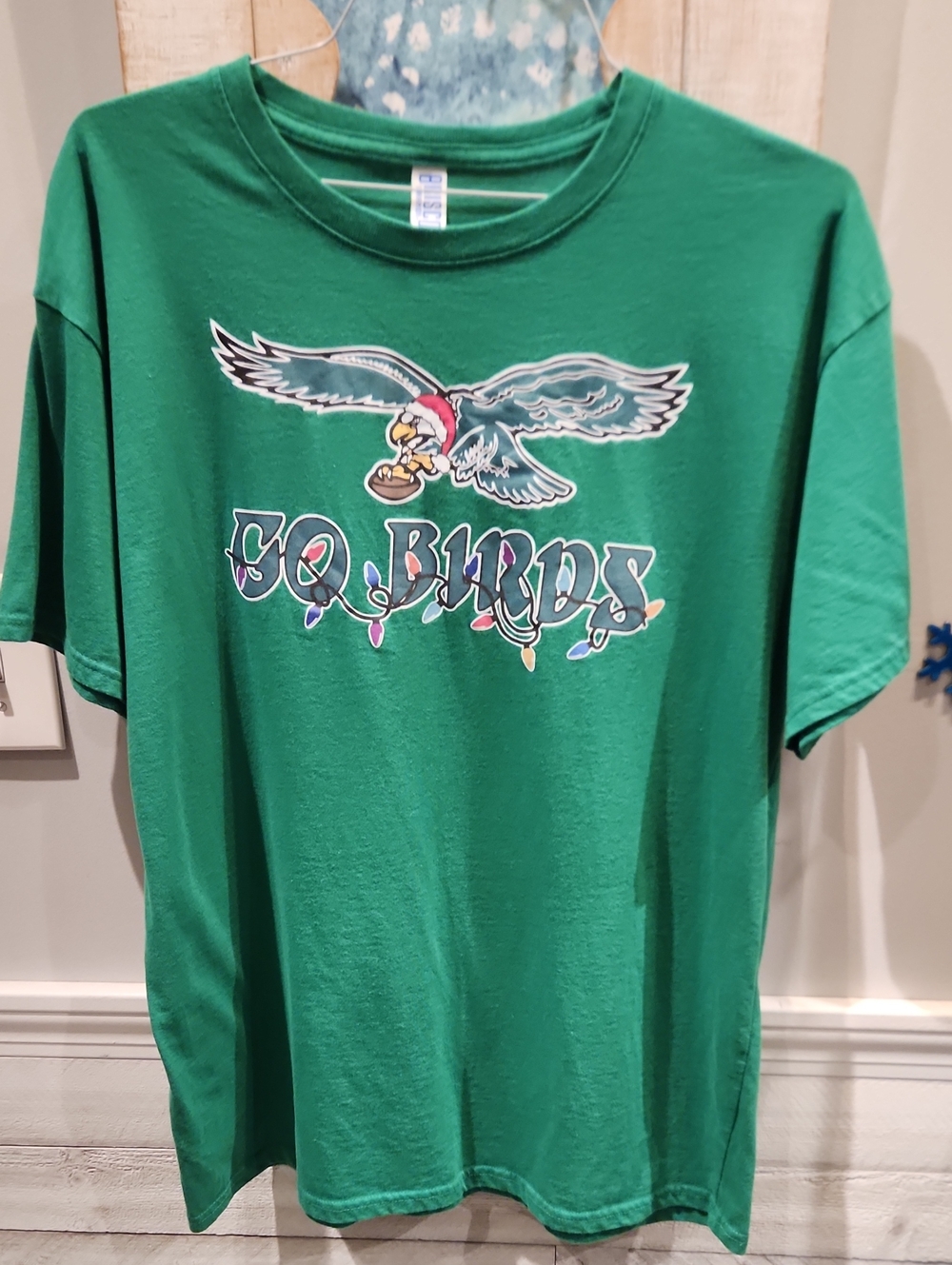 EUC Brisco Philadelphia Eagles 'Go Birds' Short Sleeve Graphic Tee Sz XL